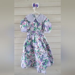 Vintage Bonnie Jean Girls Dress Size 14